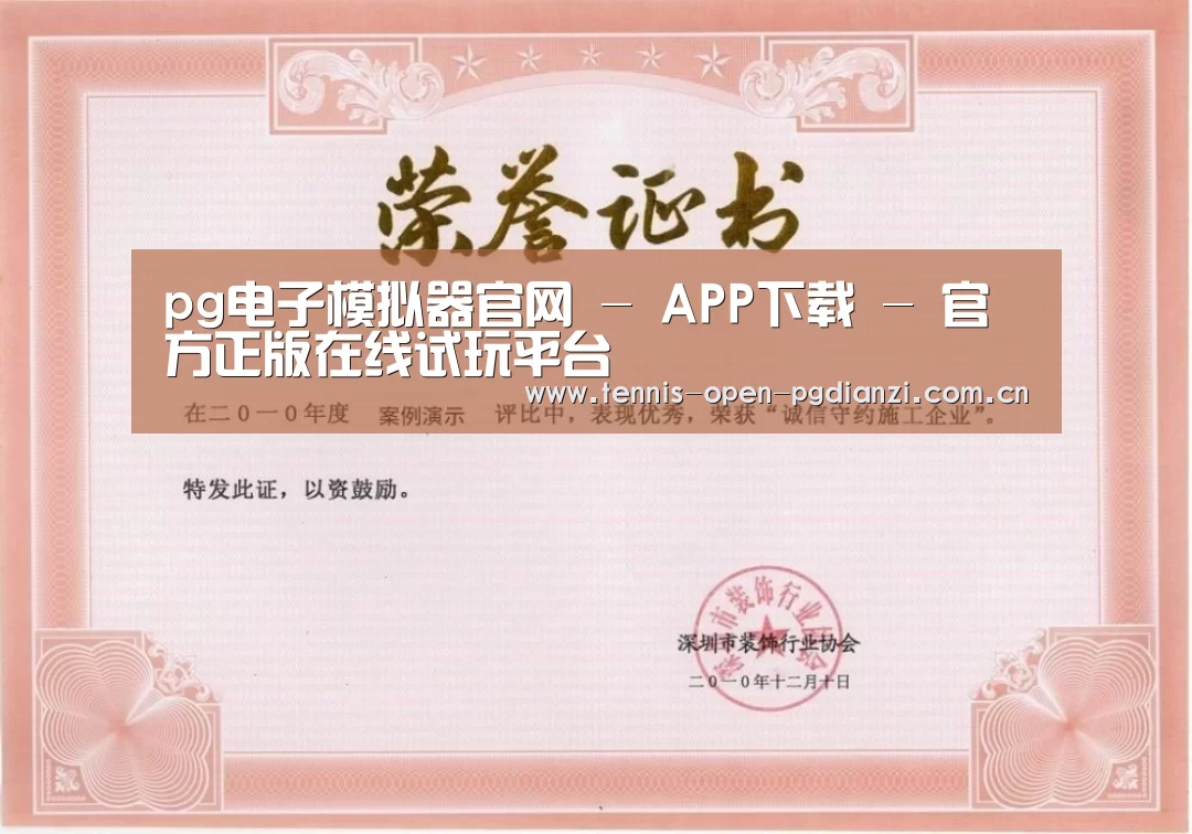荣誉证书二(图1)